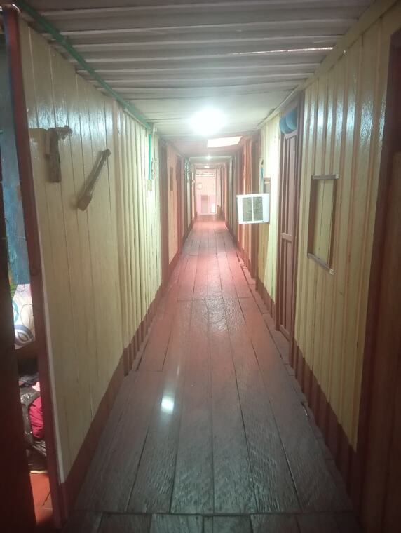 Pasillo de las habitaciones